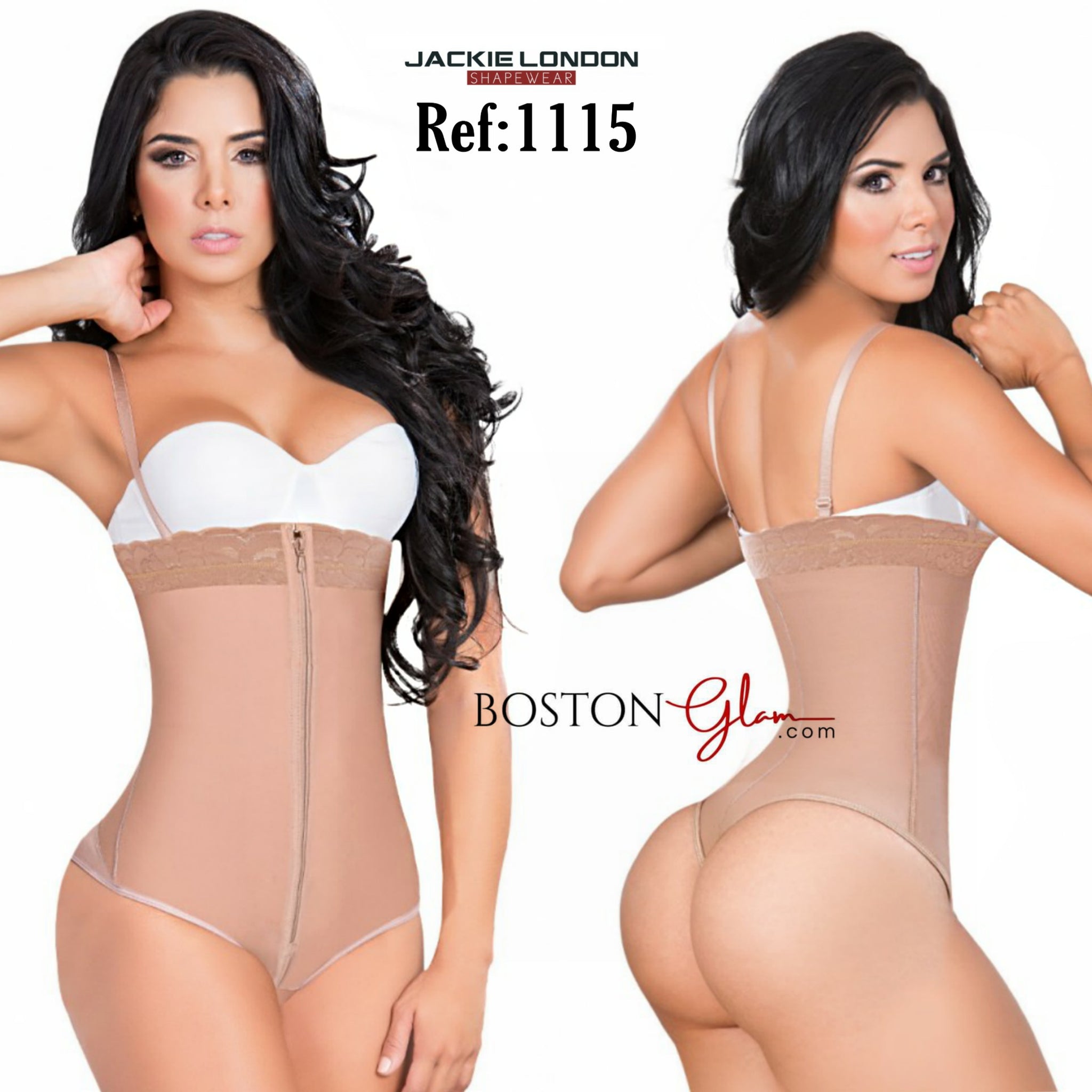 JACKIE LONDON 1115 - PANTY THONG STRAPLESS WITH ZIPPER – BOSTON GLAM